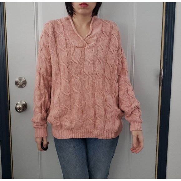 90s Saks Fifth Avenue Silk Blend Sweater - Picture 1 of 6